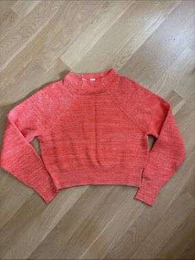 Free People Orange Sweater